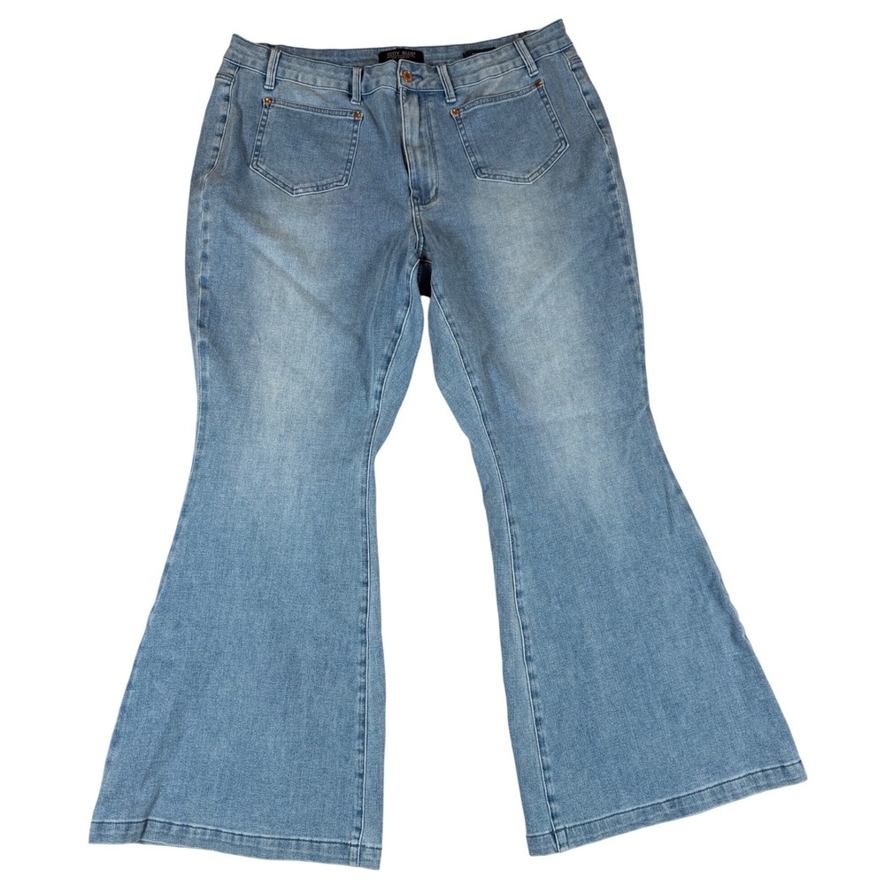 Judy Blue JB881053 MD Jeans Womens 20W Medium Wash Stretch Boot Cut Flare